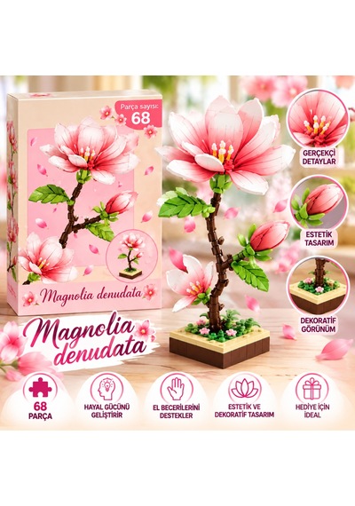 P655075 Manolya 68 Parça Block Oyuncak