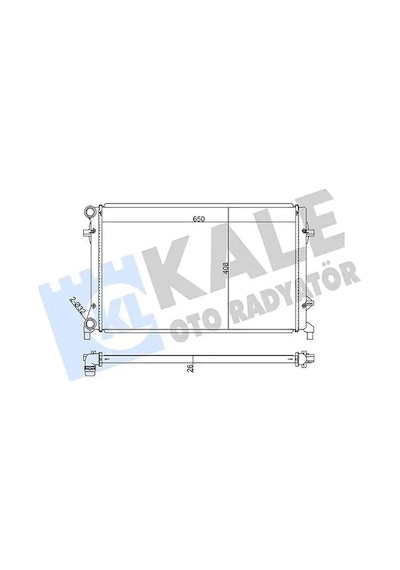 Kale 353300 Motor Radyatoru 1k0121251ap 1k0121251ar 1k0121251bq