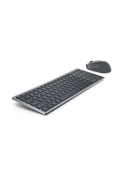 Dell Q Tr Km7120w 580-aıwj Çoklu Cihaz Kablosuz Titanyum Gri Klavye Mouse Set Lazer
