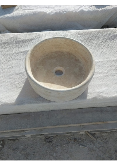 Tiravertan Mermer Lavabo