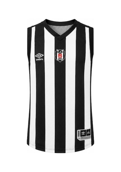 Beşiktaş Umbro Erkek Basketbol Forması Beyaz - Siyah