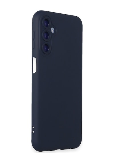Samsung Galaxy Uyumlu. M34 5g Kılıf Nano İçi Kadife Silikon - Lacivert