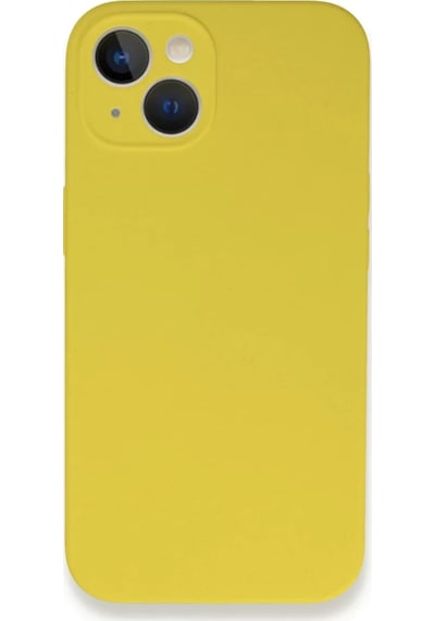 Newface Apple İphone 13 Mini Kılıf Lansman Legant Silikon - Sarı
