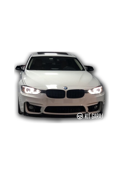 Kit Garaj Bmw F30 F80 M3 Parlak Siyah Ön Lip Plastik Boyalı