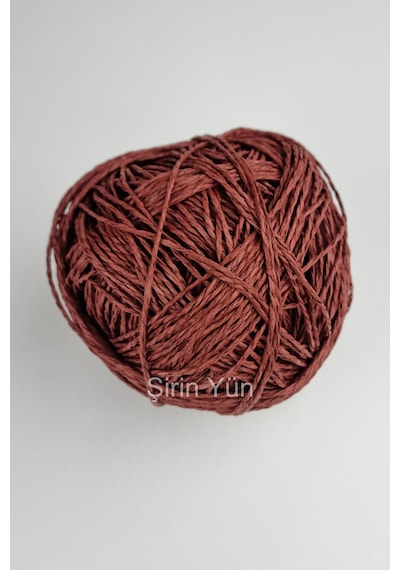 Sarılmış Kağıt İp 100 Gram Kızıl Kahve