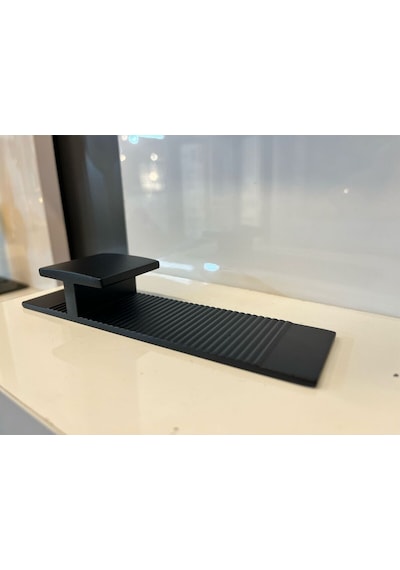 Flow Sima Metal Kulp 32mm Mat Siyah Dolap Kapak Modern Çekmece Mobilya Tv Ünite Komidin Vestiyer Mat Siyah