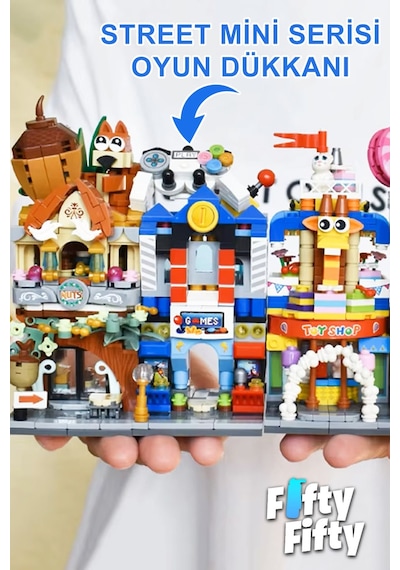 Loz Street Mini Serisi Oyun Dükkanı -lz1642 393 Parça Oyuncak Yapım Seti