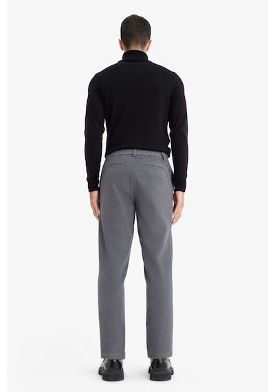 Defacto Kumaş Pantolon Tailored Regular Fit Normal Kesim Basic Düz Cepli Düz Paça D3707AX25WN Antrasit