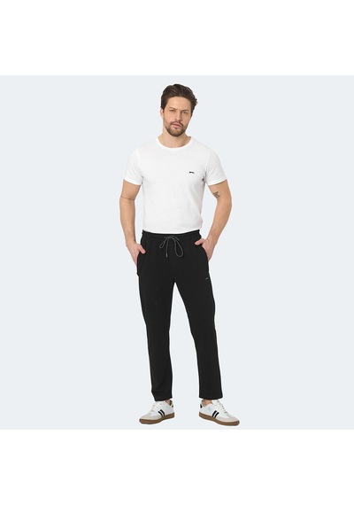Slazenger Natasa Erkek Eşofman Altı Siyah Siyah