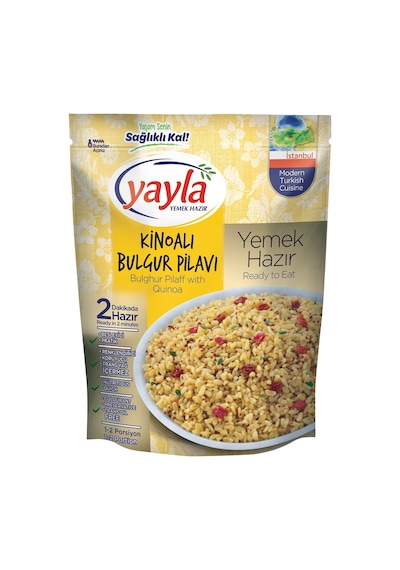 Yayla Yemek Hazır Kinoalı Bulgur Pilavı 12 x 250 G