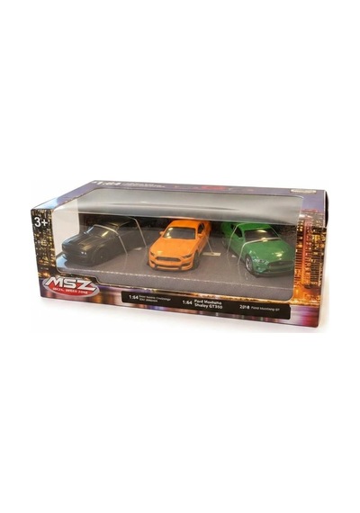 Wp6433 1/64 Dodge Challenger,ford Mustang-ekn