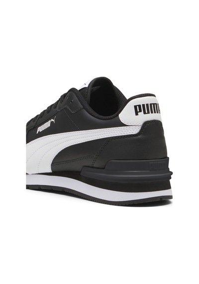Puma Erkek St Runner V4 Deri Spor Ayakkabı - 399068-03 Siyah