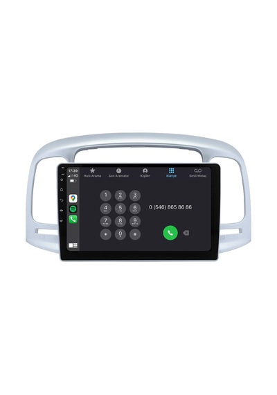 Hyundai Accent Era Android Multimedya Sistemi 2006-2012 8gb Ram, 64gb Hafıza, Bluetooth, Carplay & Android Auto Kamera  9"