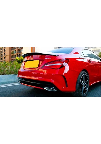 Mercedes Cla W117 Psm Bagaj Üstü Spoiler Parlak Siyah Spoyler Plastik İthal 2013-2019