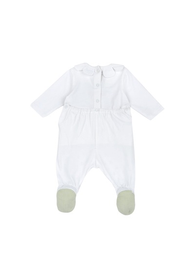 Chicco Kız Bebek Arkadan Açılan Tulum 09101285000000 000033 Beyaz