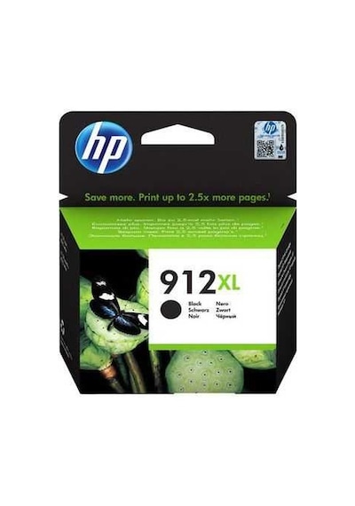 HP 912XL 3YL84AE Yüksek Kapasiteli Kartuş Siyah