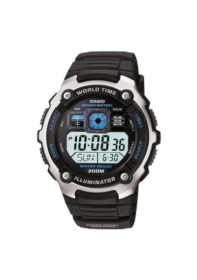Casio Ae-2000 Ae-2100 Wv-200 Siyah Orijinal Silikon Saat Kordonu