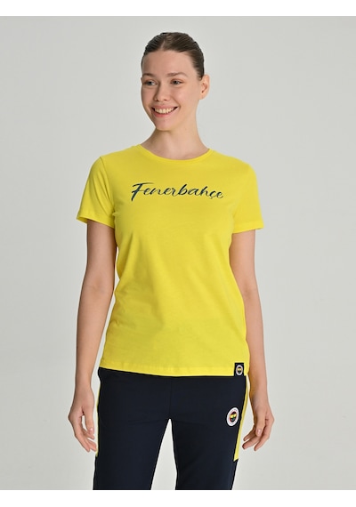 Fenerium Kadın Trend Fenerbahçe Tshırt Sarı