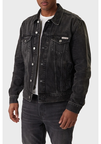 Calvin Klein Erkek Kot Ceket Lv04re765g 2u4 Siyah Siyah