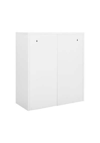 Tr Beyaz Çelik Ofis Dolabı 90 X 40 X 102 Cm - 2 Ayarlanabilir Raflı Ve 3 Çekmeceli Ağır Hizmet Tipi Metal Belge Ku Genel