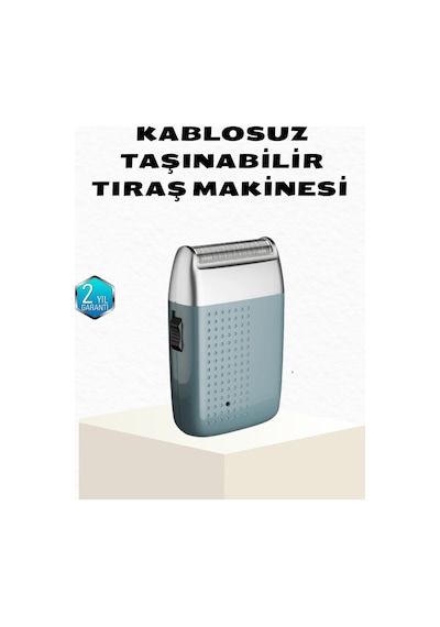 Şarjlı Kuru Kullanım Tıraş Makinesi Kablosuz, Taşınabilir