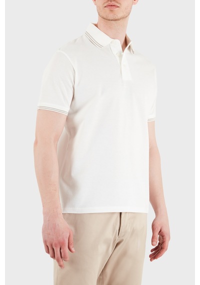 Emporio Armani Erkek Polo Em005842 Af12955 U0003 Beyaz Beyaz