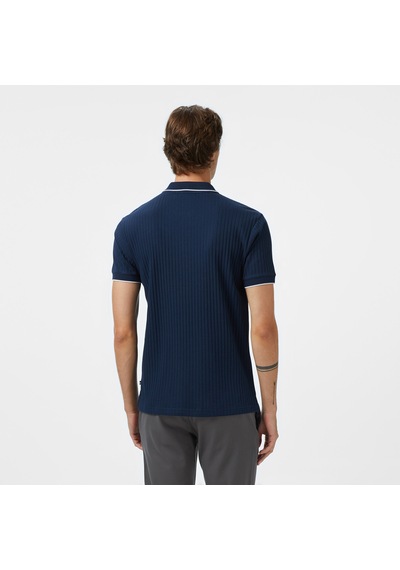 Nautica Erkek Lacivert Classic Fit Polo Yaka T-shirt Düz K55345t Lacivert