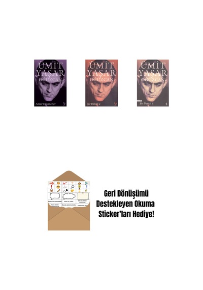 Anılar Düşünceler + Şiir Denizi 2 + Şiir Denizi 1 + Okuma Sticker'ları