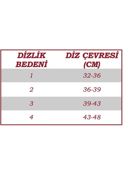 Şalcı Yün Uzun Dikişsiz Seamless Dizlik U-489-1