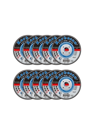 Karbosan 230x3.0x22.23mm A 36 T Bf80 Metal Kesme Taşı 10 Lu Paket