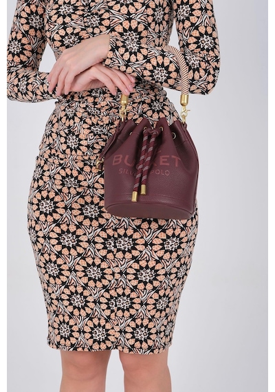 Silver Polo Sp1248 Kadın Omuz Çantası Mini Rolax Bordo-bordo