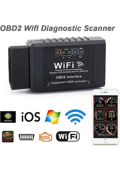 Elm327 Wifi V1.5 Ios Android Araç Arıza Tespit Cihazı Obd2