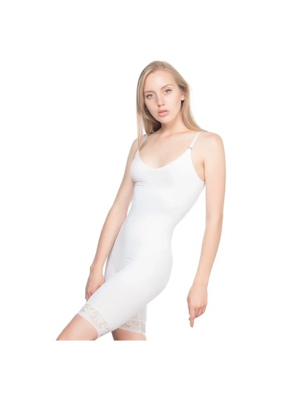 Ang Butik Beyaz Mı 2031 Paçalı Dantelli Boy Korse