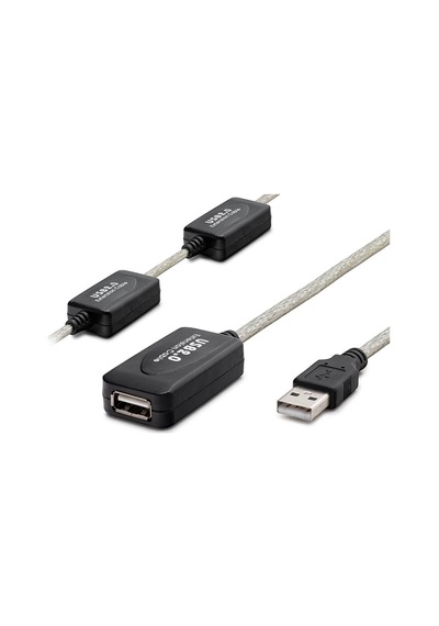 Usb Uzatma Kablosu 25 M - Silver Siyah Hdx7546 Evimdeyokyok