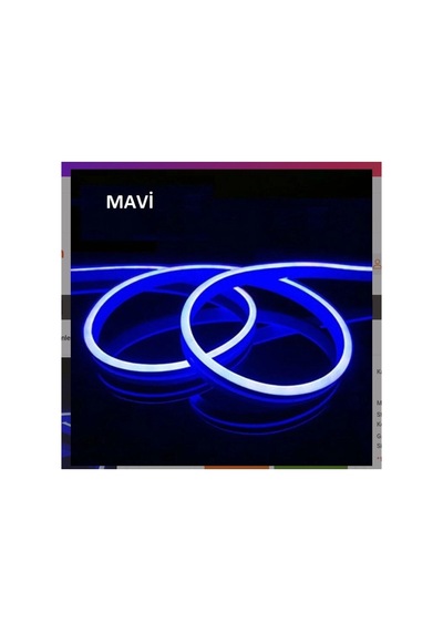 Ct-4555 12v Mavi Neon Led Flexible 5 Metre Dış Mekan