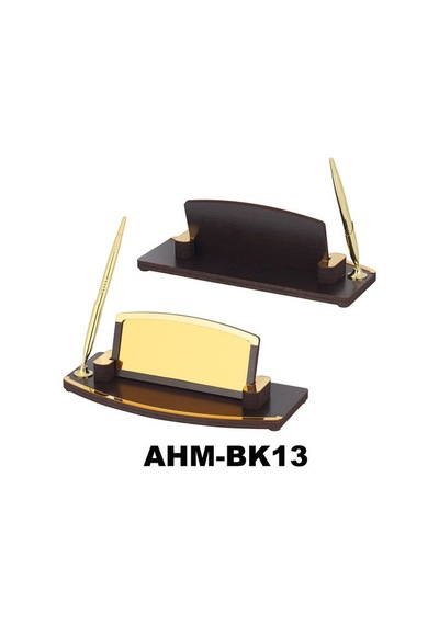 Ahşap Masa İsimliği Tek Kalemli Bk13