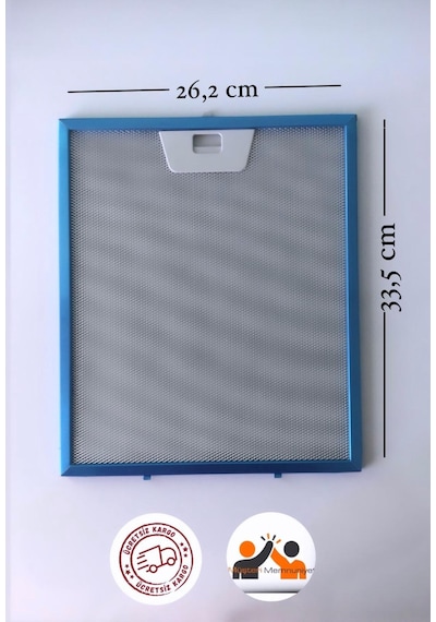Electrotech Davlumbaz 26,2 X 33,5 Cm Alüminyum Yağ Filtresi