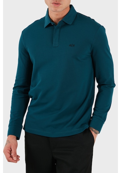 Armani Exchange Erkek Polo Yaka Sweat Xm001288 Af17321 Ub022 Petrol PETROL