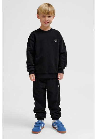 Hummel Loose Çocuk Sweatshirt SIYAH