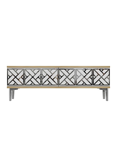 Tsa1238dbs - Arextv120 Tv Stand, Tv Sehpası Safirmeşe - Beyaz - Sılver 120cm Tsa1238dbs - Arextv120 Tv Stand, Tv Sehpası Safirmeşe - Beyaz - Sılver 120cm