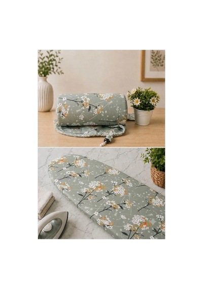 Pionny Keçeli Ütü Masası Kılıfı - 55x140 Cm - Akasya Çok Renkli