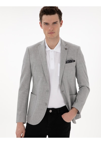 Pierre Cardin Erkek Gri Ceket 50302432-vr024 Gri