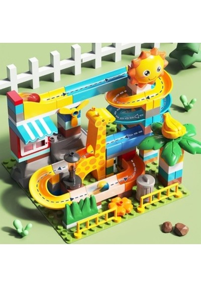 Marble Run Blok Yapı Seti - 100 Parça Eğlenceli Oyun