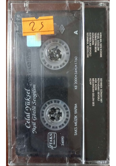 Plak Değildir Kaset Tir Celal Yüksel Yeşil Gözlü Sevgilim Kaset