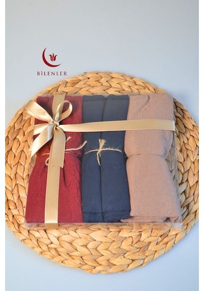 Bilenler Bambu Kraş Şal 75x210 Cm Nefes Alabilir, Terletmez, Tok Duruşlu Mevsimlik Kumaş 3'lü Kutu - 70 X 210 / Bordo Bordo Bilenler Bambu Kraş Şal 75x210 Cm Nefes Alabilir, Terletmez, Tok Duruşlu Mevsimlik Kumaş 3'lü Kutu - 70 X 210 / Bordo Bordo