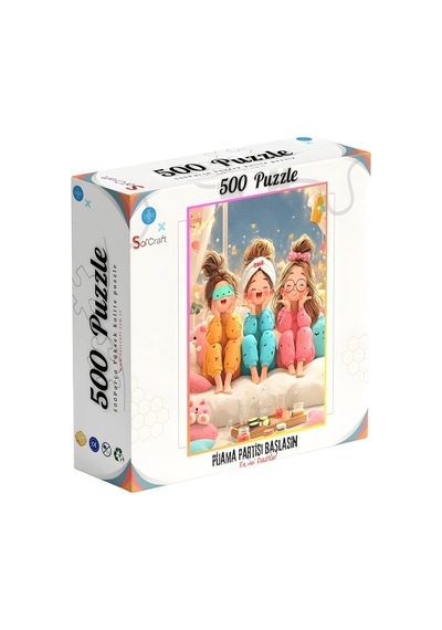 500 Parça Pijama Partisi Temalı Puzzle Standart