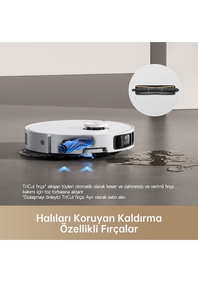 Dreame X40 Ultra Robot Süpürge Beyaz