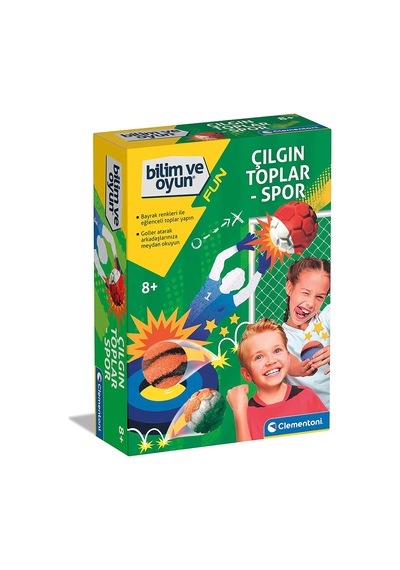 Clementoni - 64323 - Bilim ve Oyun - Çılgın Toplar - Spor. Bilims
