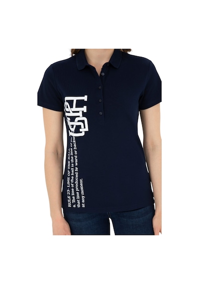U.S. Polo Assn. Kadın Polo Yaka Tişört 1831928 Lacivert