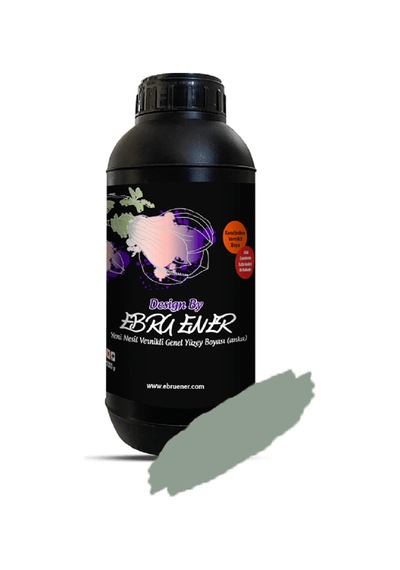 Ebru Ener Anka Vernikli Genel Yüzey Boyası Küf Yeşili 1000 Gr.